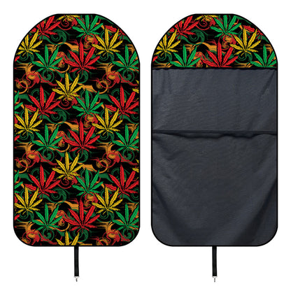 Rasta Marijuana Pattern Print Waterproof Car Seat Cover