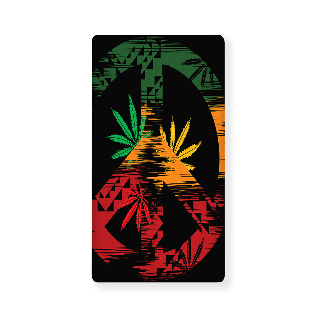 Rasta Peace Sign Print Baby Crib Sheet