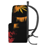 Rasta Peace Sign Print Backpack