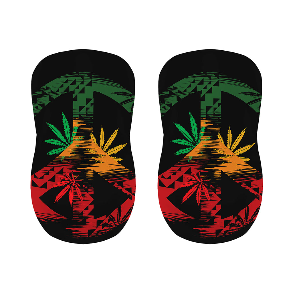 Rasta Peace Sign Print Bar Stool Covers