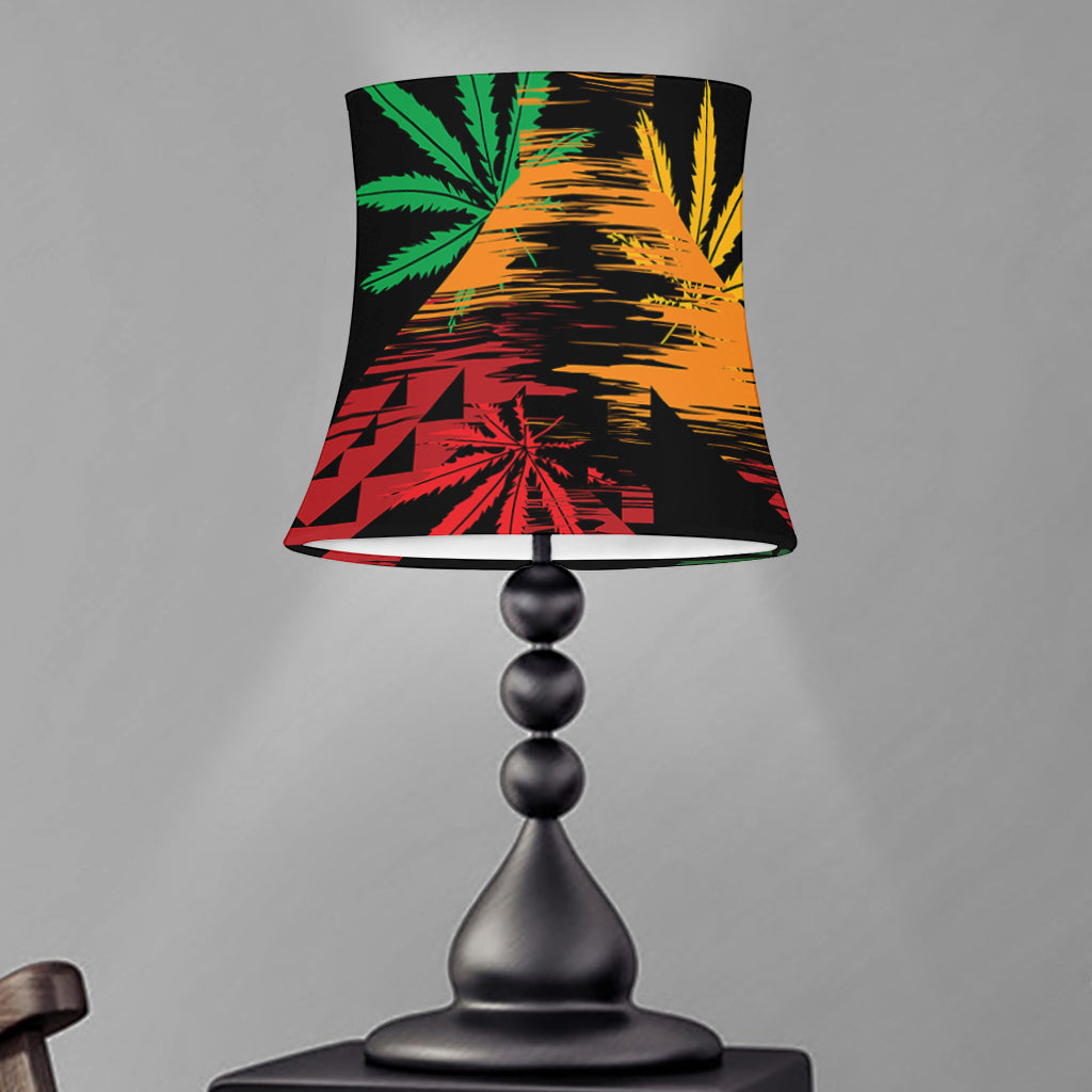 Rasta Peace Sign Print Bell Lamp Shade