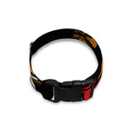 Rasta Peace Sign Print Dog Collar