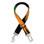 Rasta Peace Sign Print Dog Seat Belt