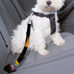 Rasta Peace Sign Print Dog Seat Belt