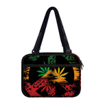 Rasta Peace Sign Print Double Strap Bible Bag