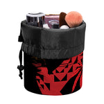 Rasta Peace Sign Print Drawstring Makeup Bag