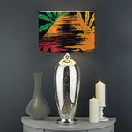 Rasta Peace Sign Print Drum Lamp Shade