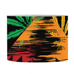 Rasta Peace Sign Print Drum Lamp Shade