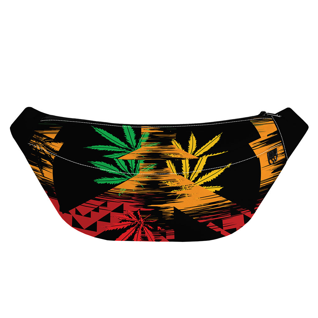 Rasta Peace Sign Print Fanny Pack