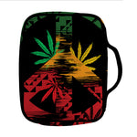 Rasta Peace Sign Print Front Pocket Bible Bag