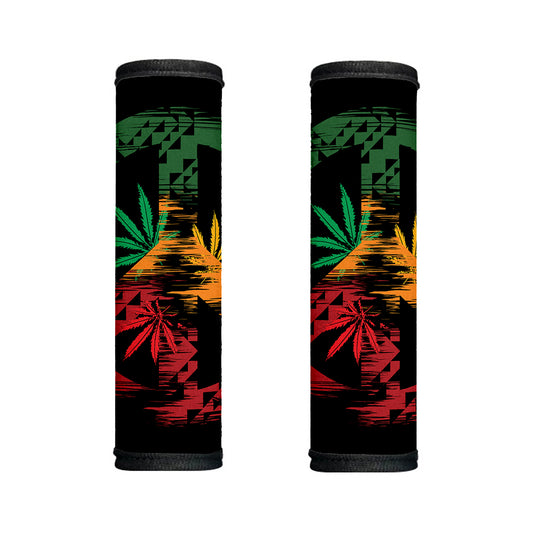 Rasta Peace Sign Print Handle Covers