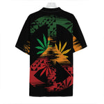 Rasta Peace Sign Print Hawaiian Shirt