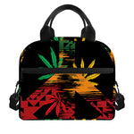 Rasta Peace Sign Print Insulated Lunch Bag