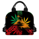 Rasta Peace Sign Print Insulated Lunch Bag
