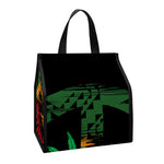 Rasta Peace Sign Print Insulated Lunch Tote