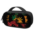 Rasta Peace Sign Print Portable Cooler Travel Case