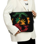 Rasta Peace Sign Print Laptop Sleeve