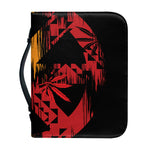 Rasta Peace Sign Print Leather Bible Cover