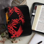 Rasta Peace Sign Print Leather Bible Cover
