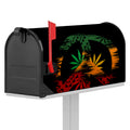 Rasta Peace Sign Print Mailbox Cover