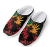 Rasta Peace Sign Print Mesh Casual Shoes