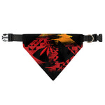 Rasta Peace Sign Print Over The Collar Dog Bandana