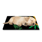 Rasta Peace Sign Print Pet Cooling Mat Cover