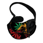 Rasta Peace Sign Print Pet Sling Carrier