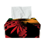 Rasta Peace Sign Print Rectangle Tissue Box Cover