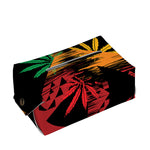 Rasta Peace Sign Print Rectangle Tissue Box Cover