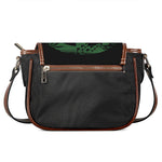 Rasta Peace Sign Print Saddle Bag