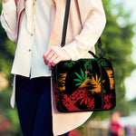 Rasta Peace Sign Print Shoulder Strap Bible Bag