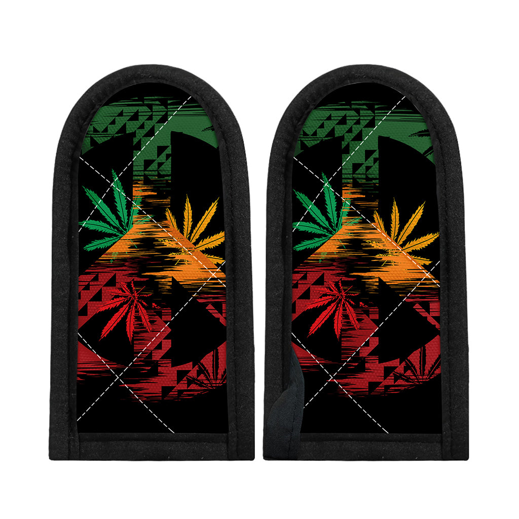 Rasta Peace Sign Print Skillet Handle Cover