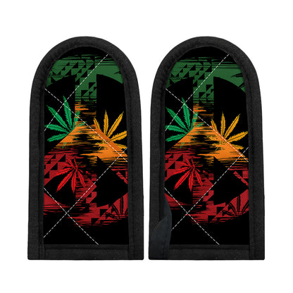Rasta Peace Sign Print Skillet Handle Cover