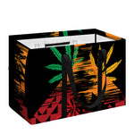 Rasta Peace Sign Print Utility Tote Bag