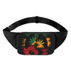 Rasta Peace Sign Print Waist Bag