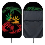 Rasta Peace Sign Print Waterproof Car Seat Cover