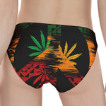 Rasta Peace Sign Print Women's Panties