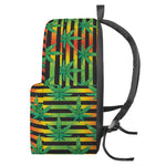 Rasta Striped Pattern Print Backpack