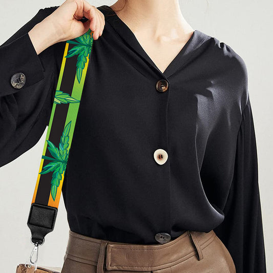 Rasta Striped Pattern Print Bag Strap