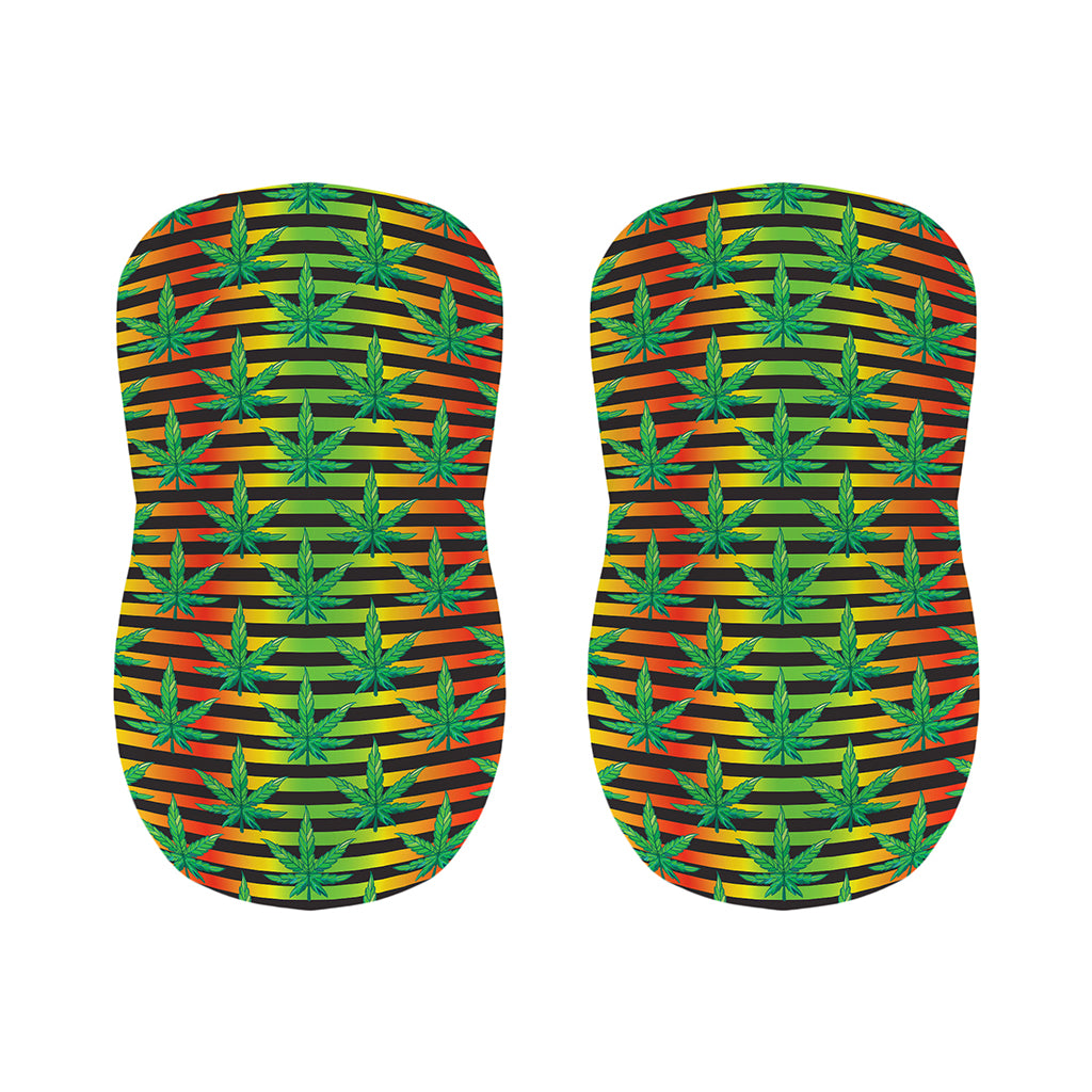 Rasta Striped Pattern Print Bar Stool Covers