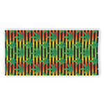 Rasta Striped Pattern Print Beach Towel