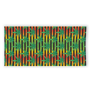 Rasta Striped Pattern Print Beach Towel