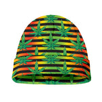 Rasta Striped Pattern Print Beanie