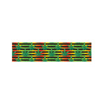 Rasta Striped Pattern Print Bed Runner