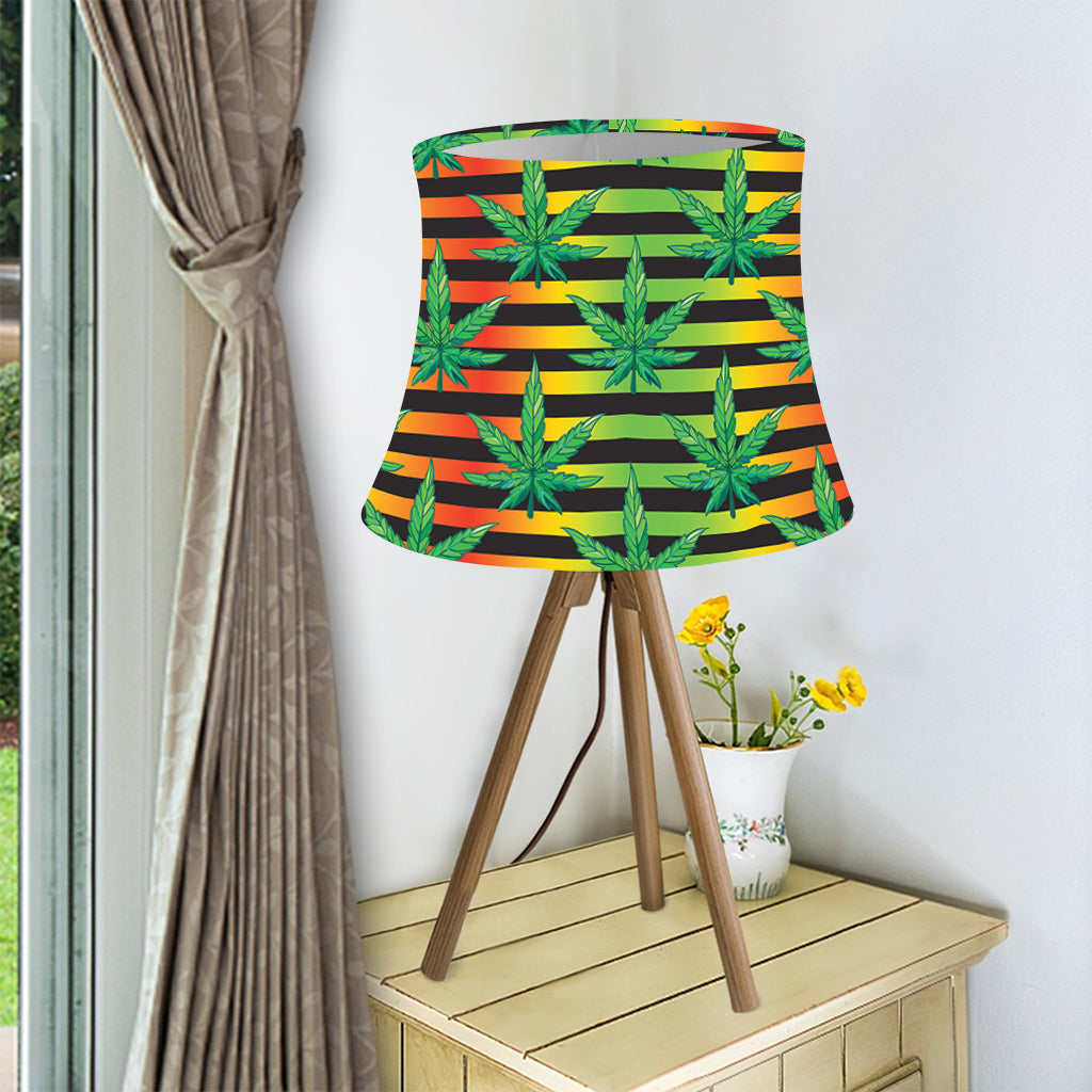 Rasta Striped Pattern Print Bell Lamp Shade