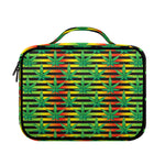 Rasta Striped Pattern Print Briefcase Bible Bag