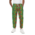 Rasta Striped Pattern Print Cotton Sweatpants