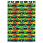 Rasta Striped Pattern Print Curtain