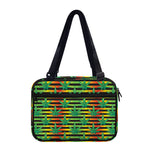 Rasta Striped Pattern Print Double Strap Bible Bag